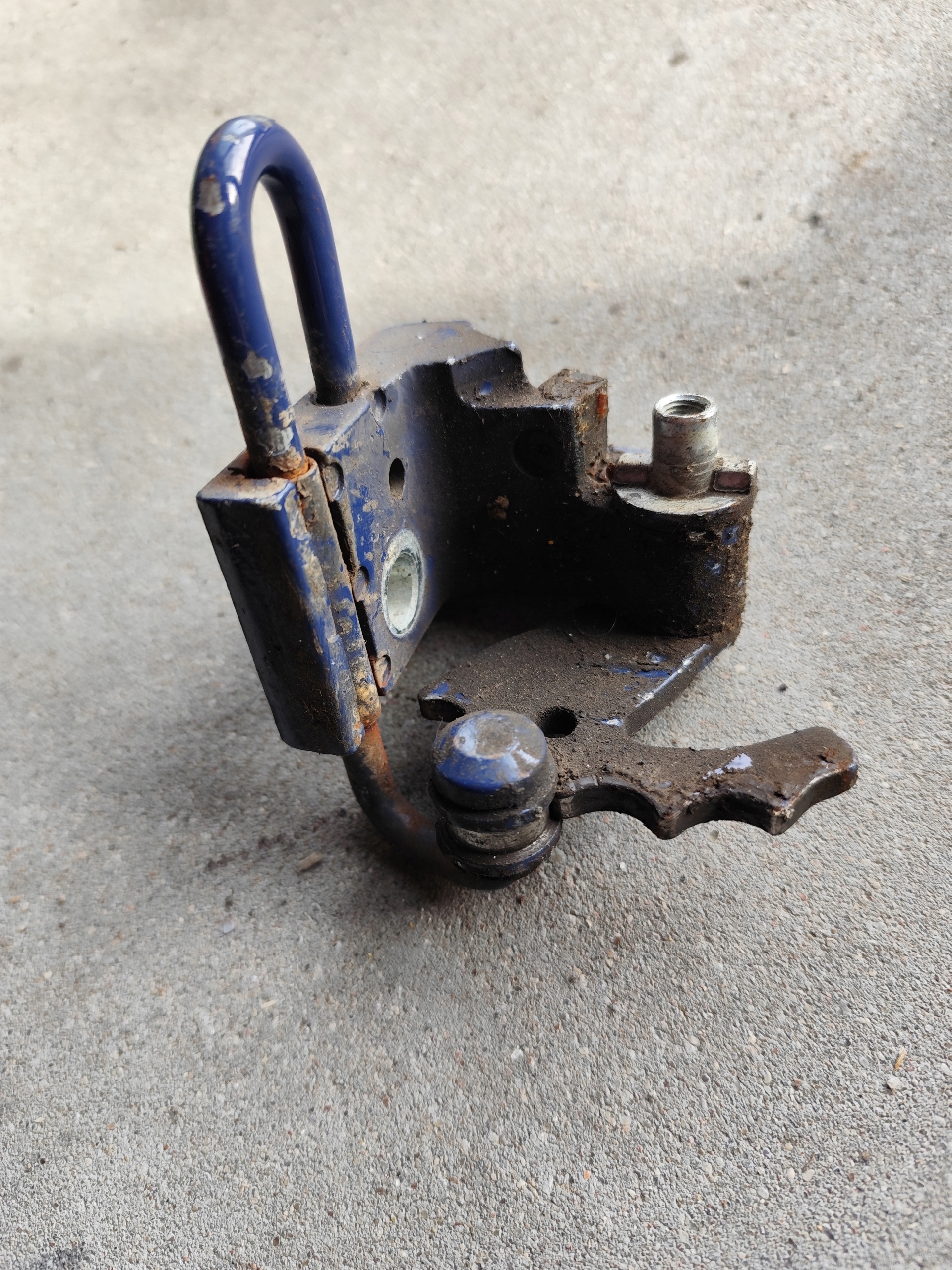 VW T5 pant dveře pravý dolní předek spolujezdce modrý 7H0831412