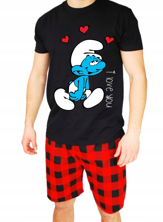 Pánské Pyžamo Dárek K Valentýnu Šmoula S