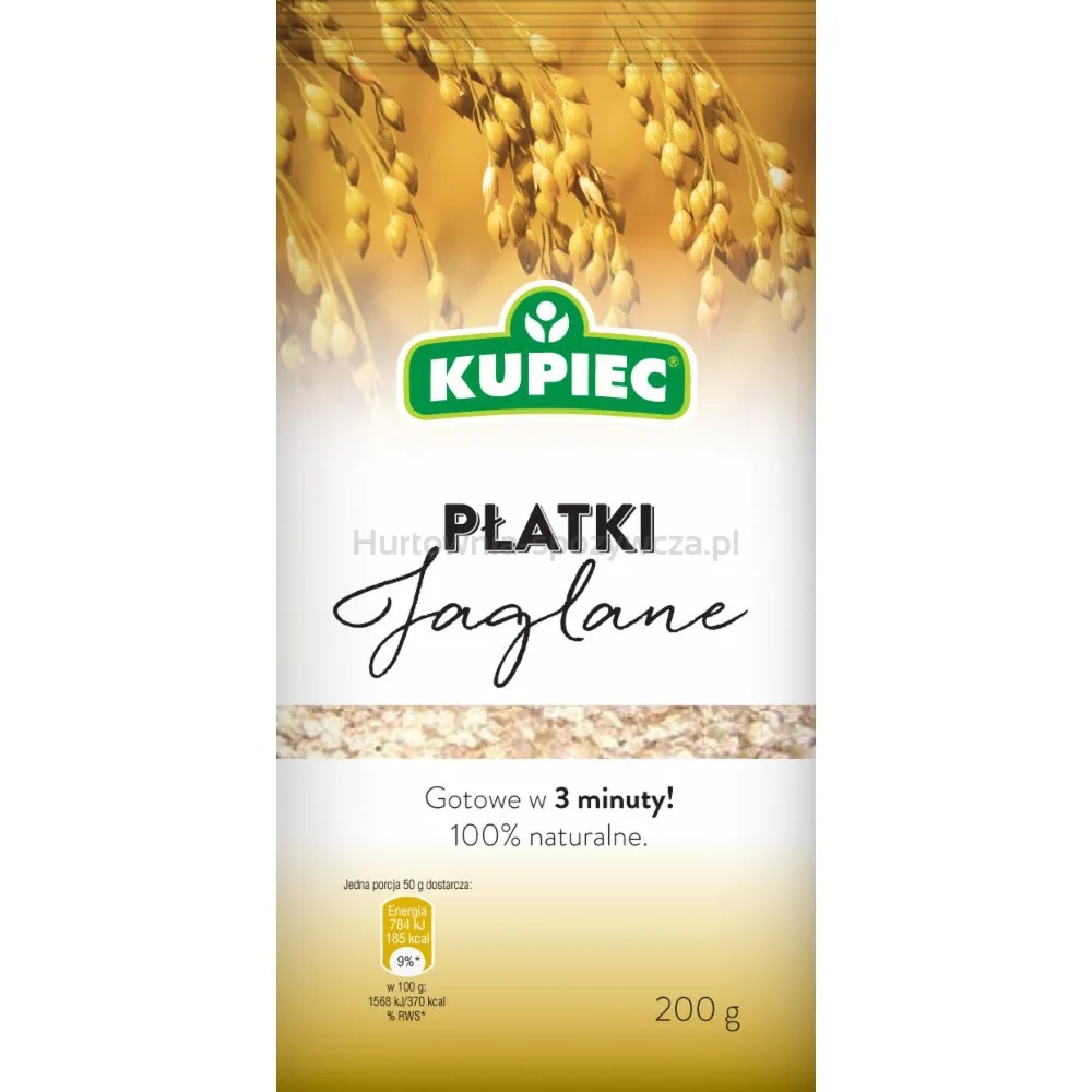 Levně Kupiec Jáhlové Vločky 200 G