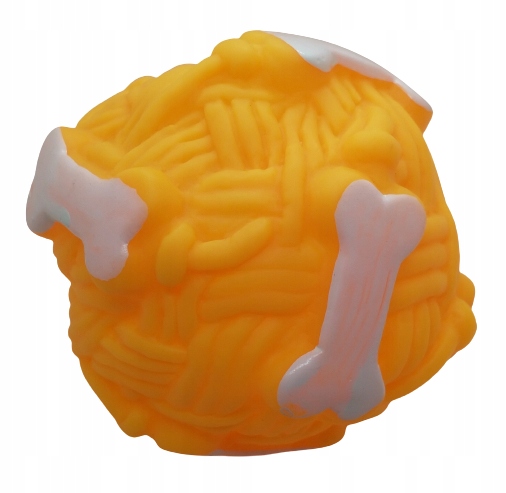 

gumowa piłka z piszczałką - wielkość 7 cm