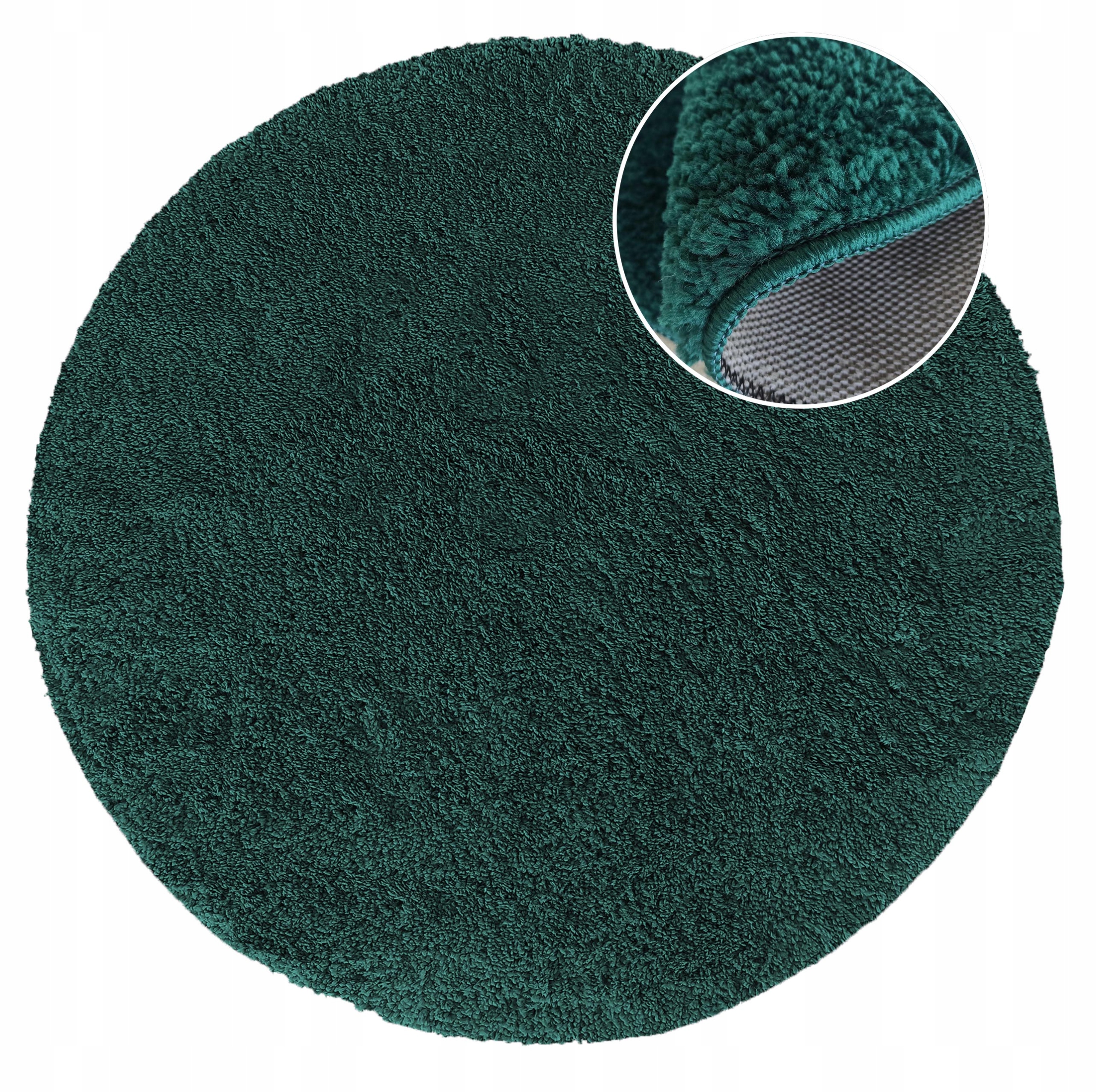 

Dywany okrągły Kamel 80x80 Miękkie- zieleń butelko