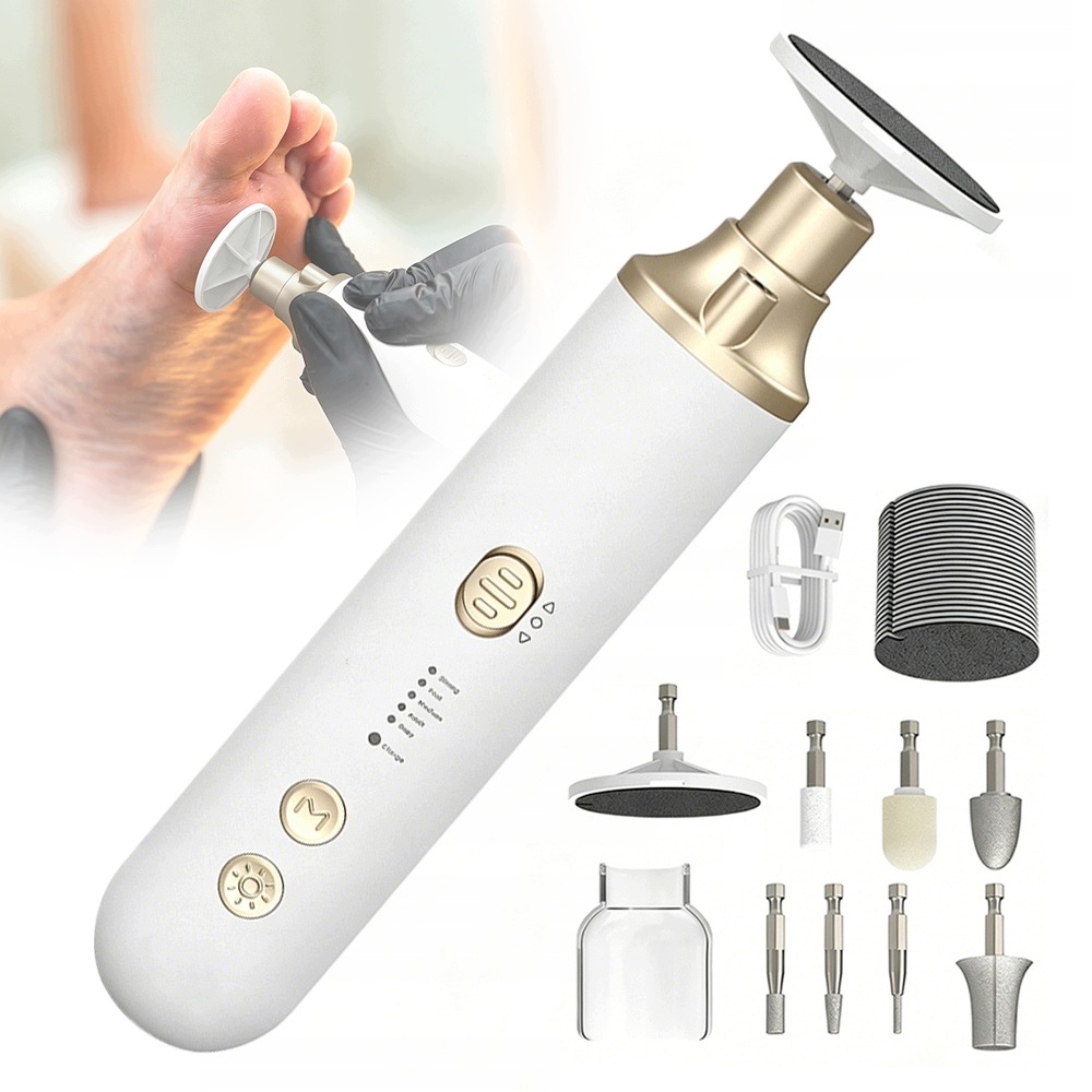 RM-010 Elektrický pilník pro péči o nehty na patách, bezdrátový
