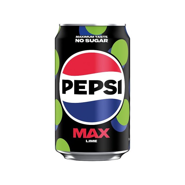 Pepsi Max Lime Plechovka Limetka 24 x 330 ml