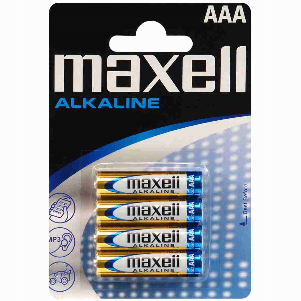 

4 x baterie Aaa LR3 Maxell Alkaline