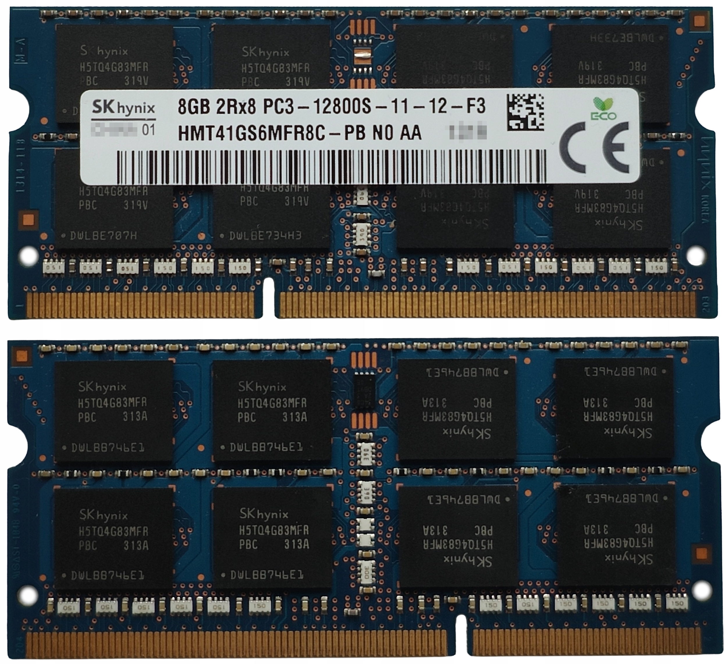 (n) 8GB 1*8GB Hynix DDR3 1600MHz 1,5V HMT41GS6MFR8C-PB