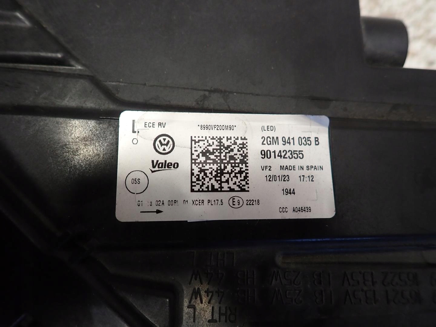 light front front left VW T-CROSS 2017- FULL LED 2GM941035B