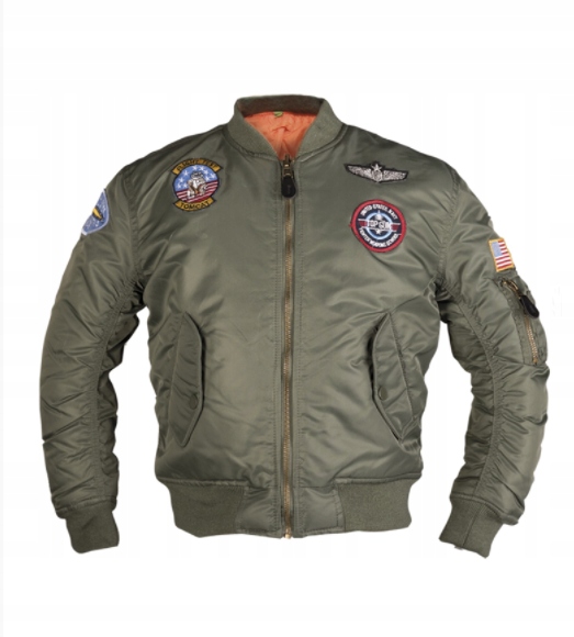 CHILDREN'S WINTER BOMBER JACKET MA1 ХАКИ S