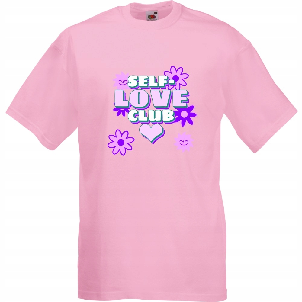 

Koszulka self-love club self-care XL różowa