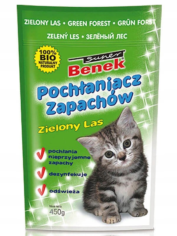 

Benek Pochłaniacz zapachów Zielony Las 450g