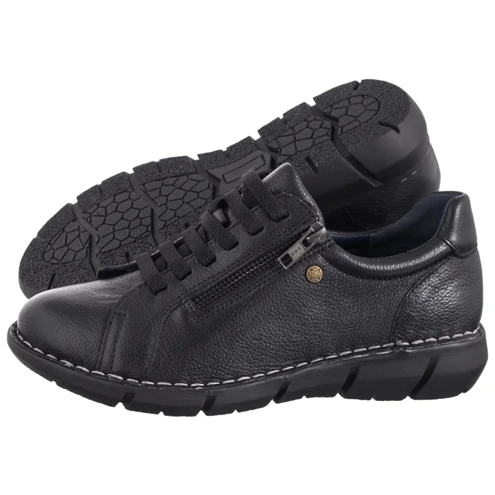 Dámské kožené polobotky Maciejka Černé P7238-01 Black