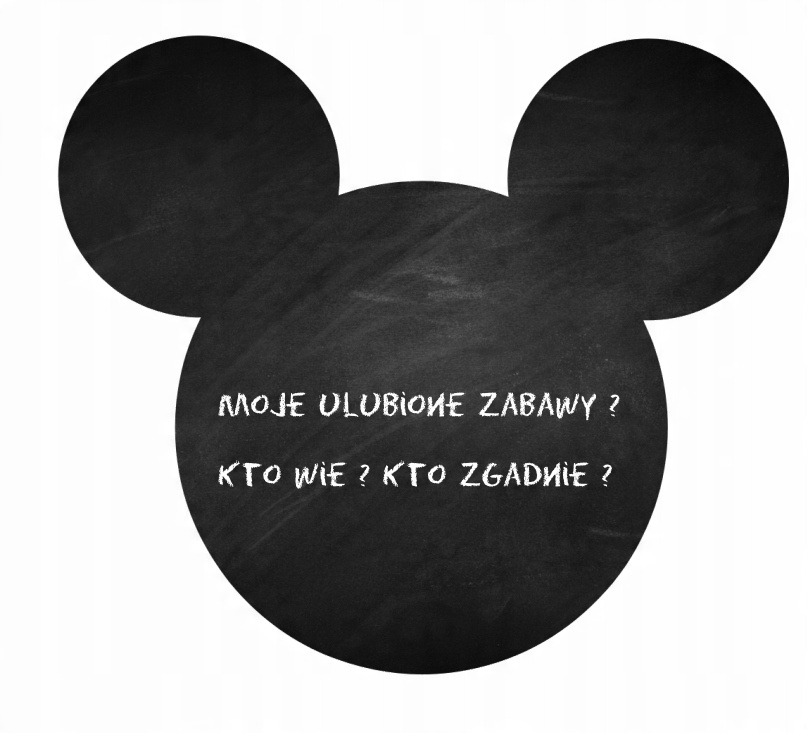 

Naklejka tablicowa Myszka Miki Inne XL