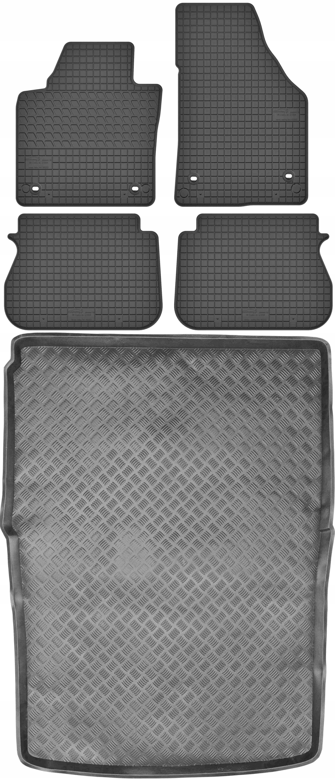 

Caddy III Van 2004-2020 Zestaw Dywaniki