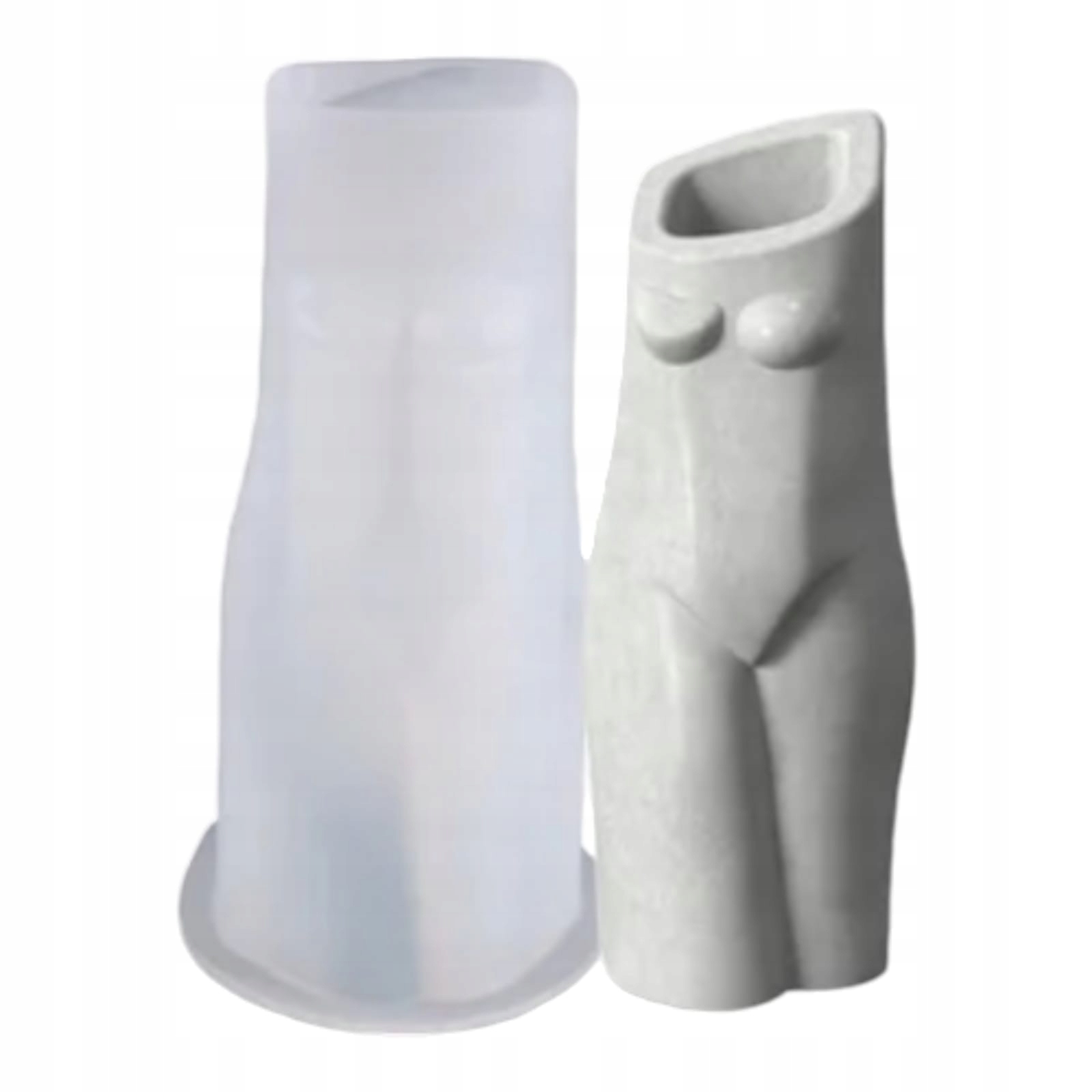 Forma silikonowa wazon kobieta do odlewu