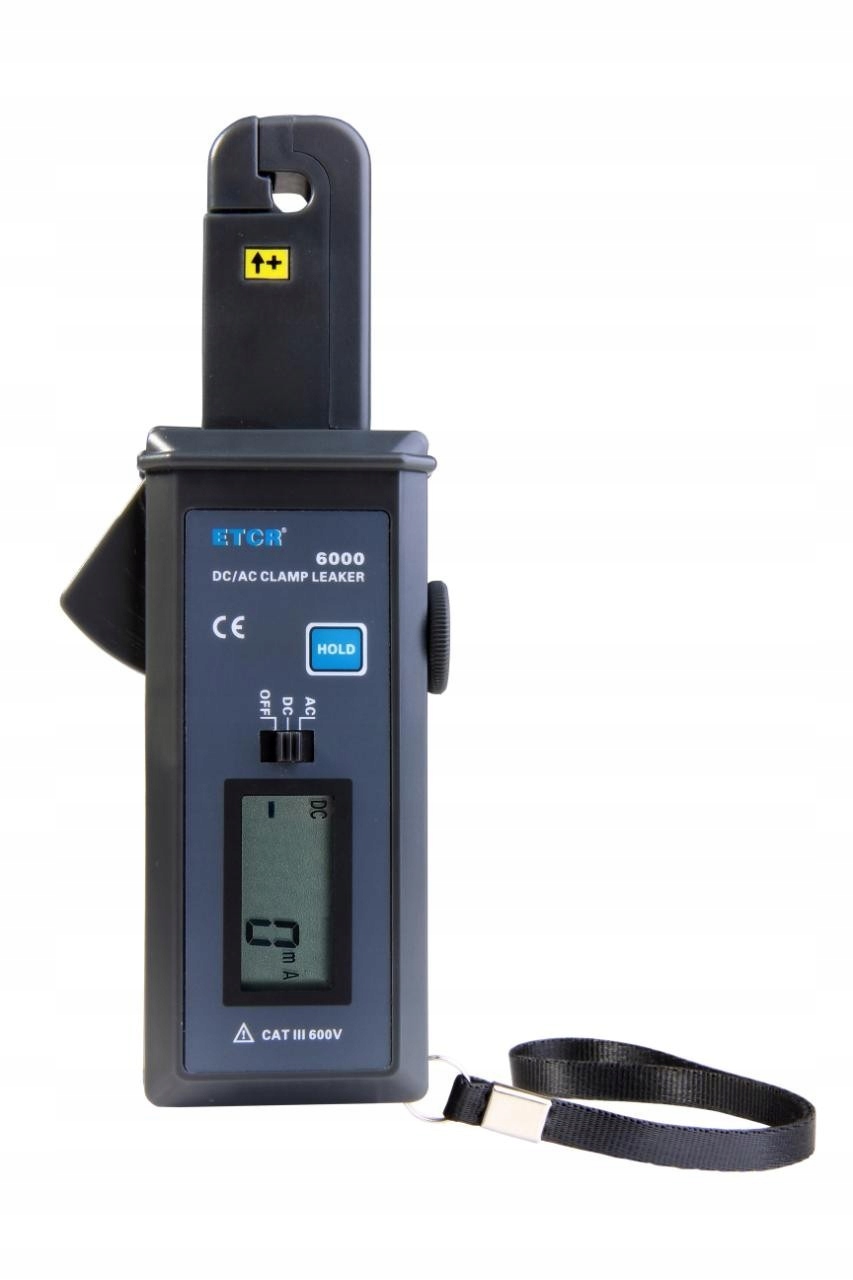 Symfóny Etcr 6000 kliešťový ampérmeter 1 mA 60 A Ac/dc