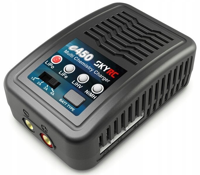 

Ładowarka SkyRC e450 2-4S 6-8S LiPo LiFe LiHV NiMH