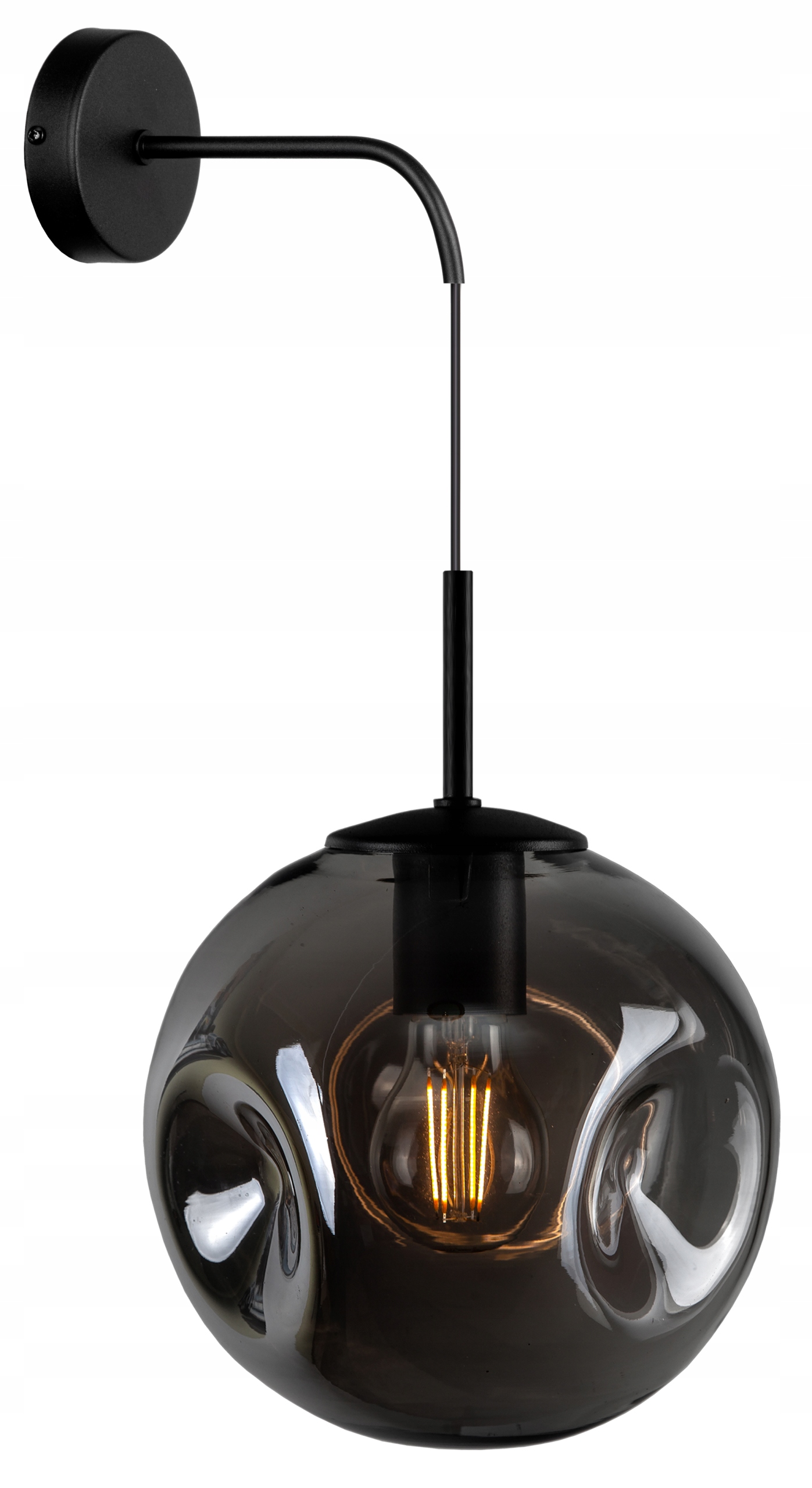

Nowoczesna Szklana Lampa Ścienna Kinkiet Kula Led