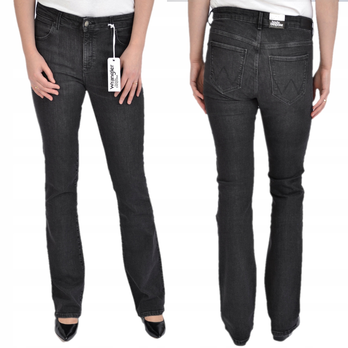 

Wrangler Bootcut Midnight Jeansy Damskie W30 L32