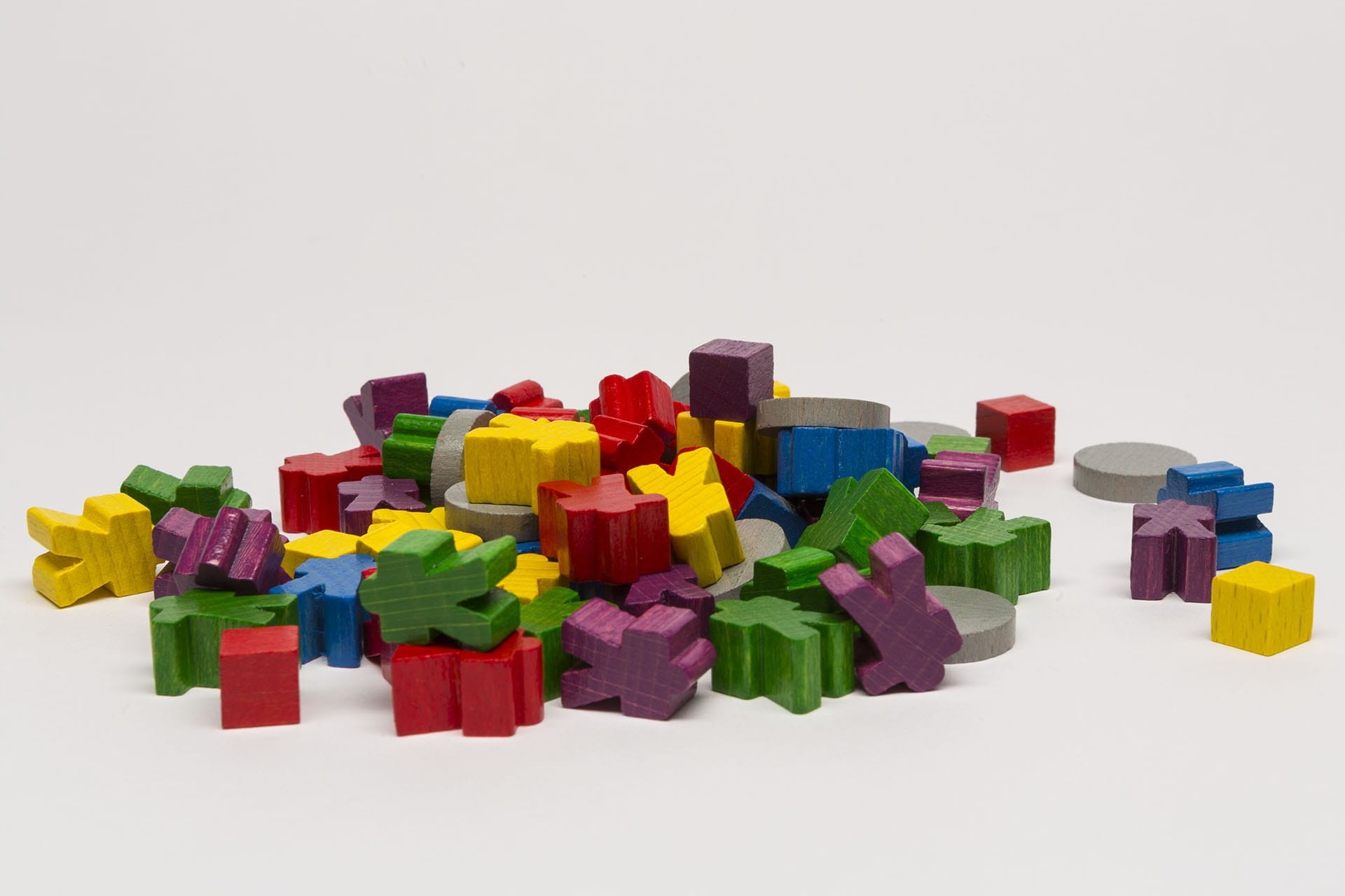 Zestaw pionków "robotnicy" - 71 elementów