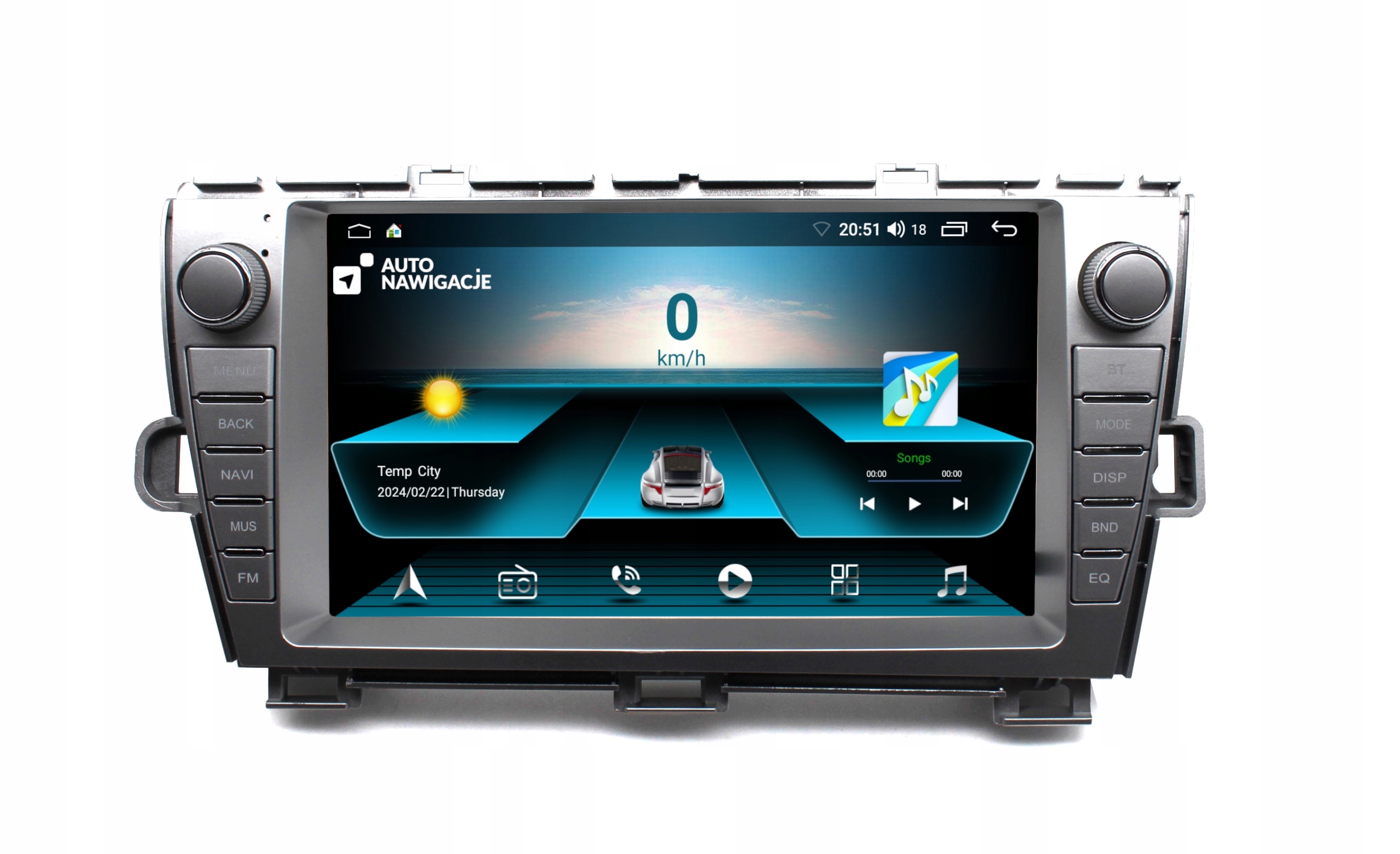 Radio Nawigacja Gps Toyota Prius III 2009-2015 Android 2/64 Gb