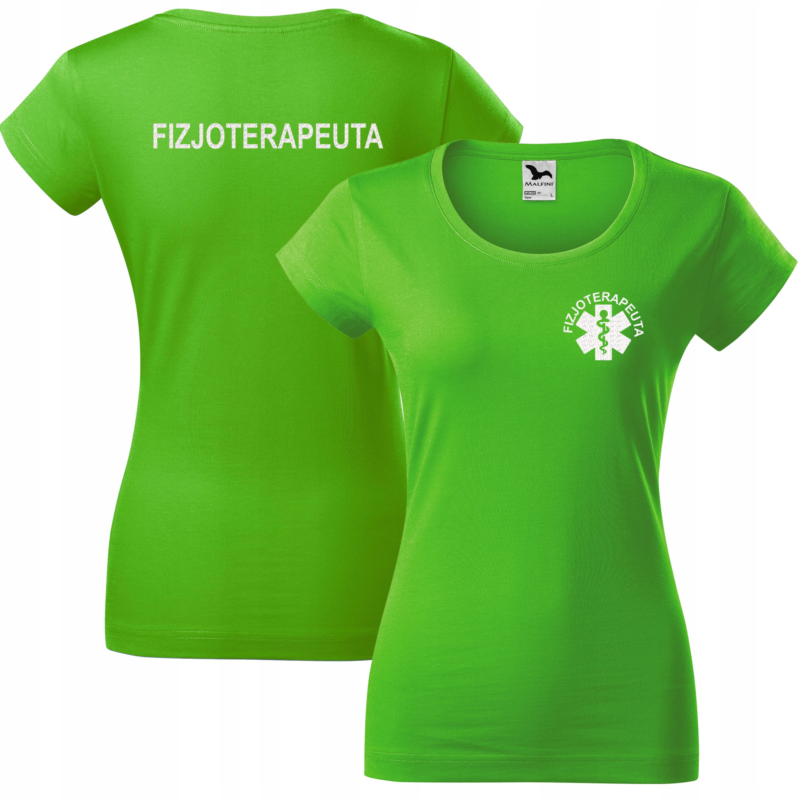 

Haft Damska koszulka Fizjoterapeuta roz M