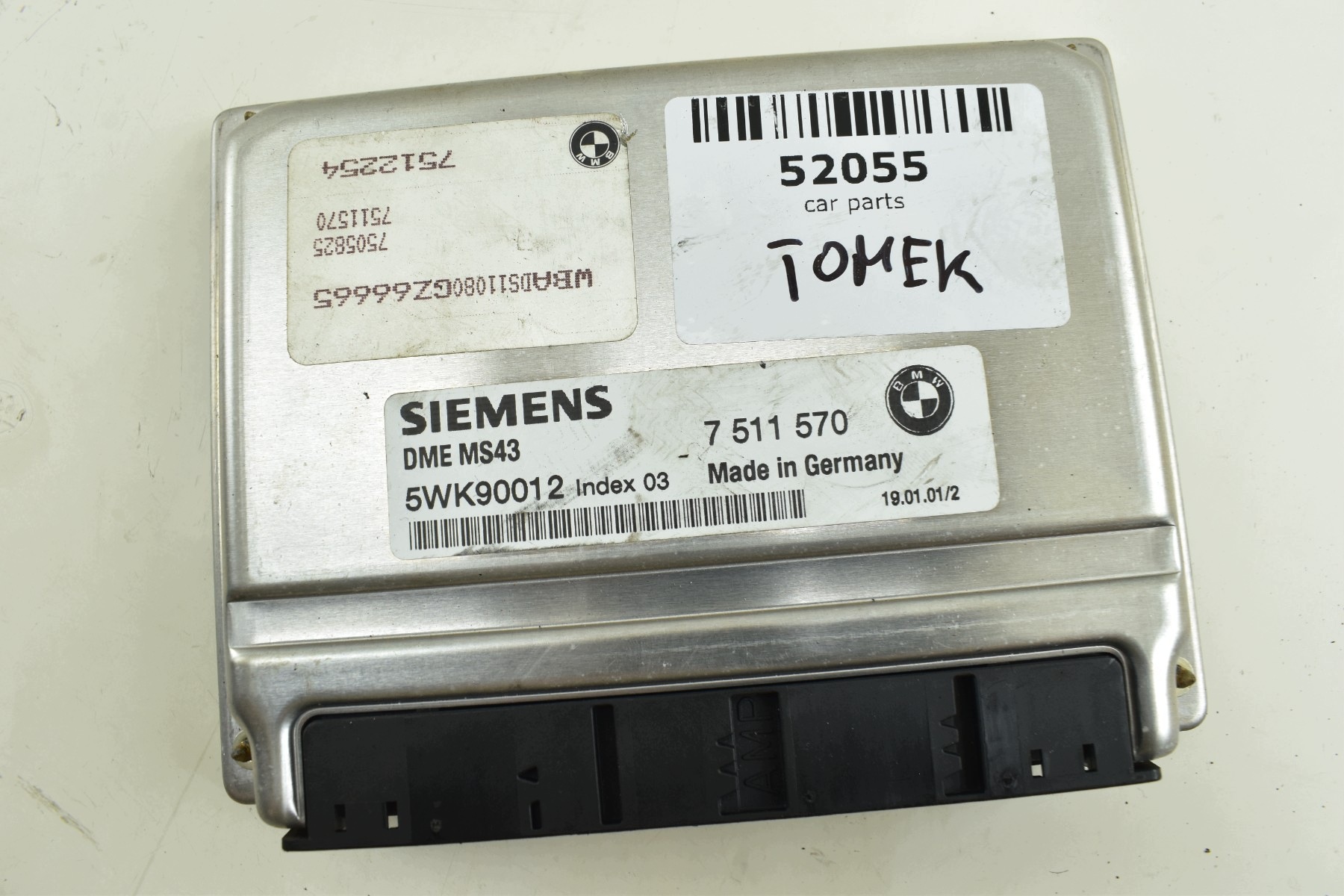Centralina Motore ECU BMW E39 E46 3.0D 7511570