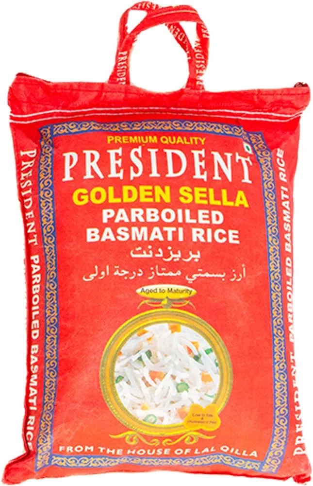 President Golden Sella Basmati Rýže Předvařená 5 kg