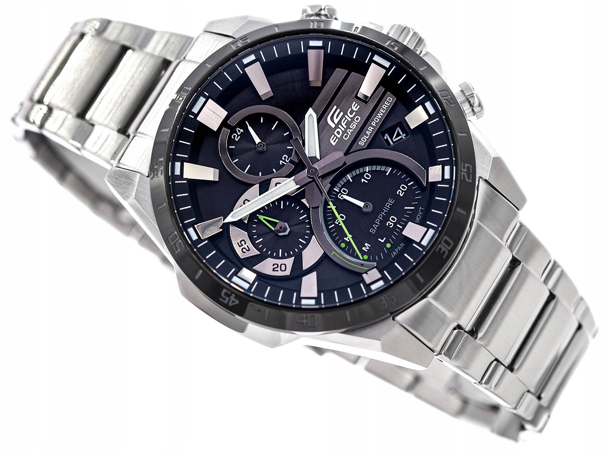 Męski Zegarek Casio EFS-S620DB-1AVUEF Solarny