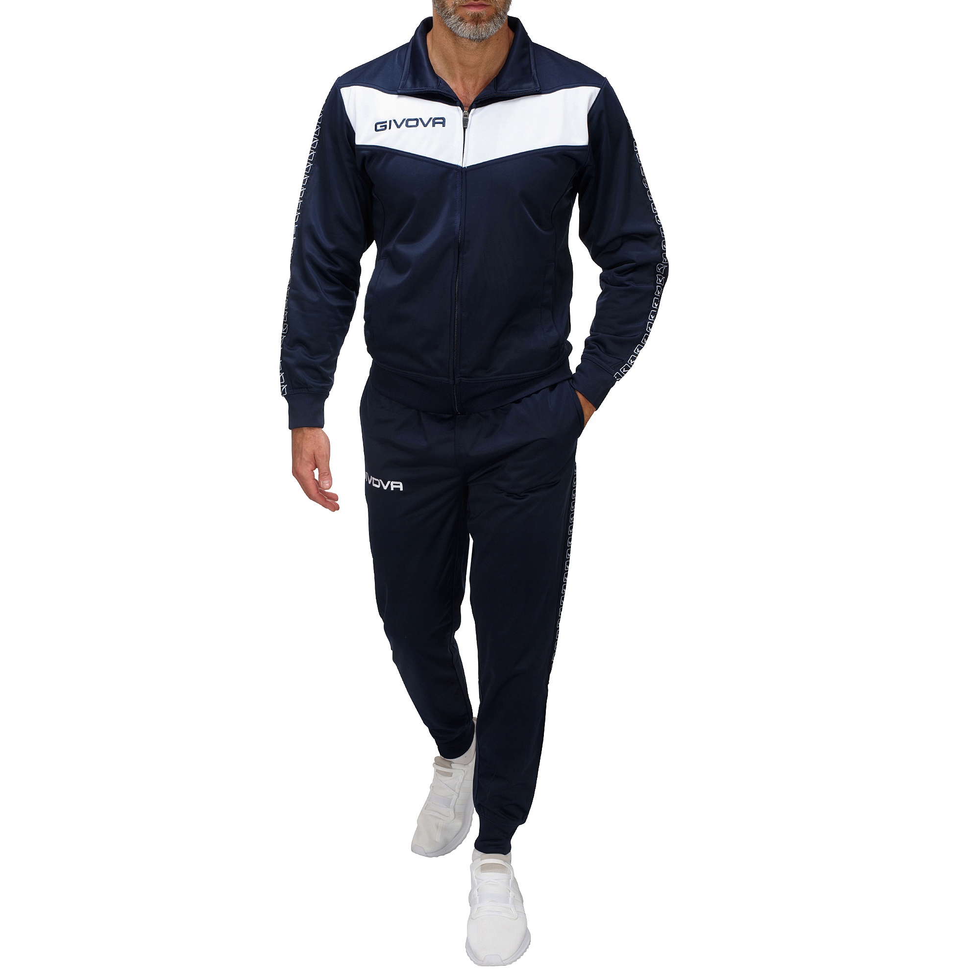 TR018B-50 r. XXL GIVOVA VISA MĘSKI KOMPLET DRESOWY Wzór dominujący bez wzoru