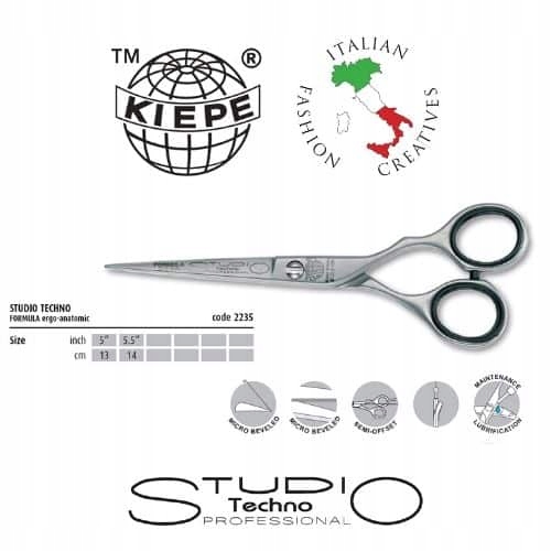 Kadeřnické nůžky 5" Studio Techno Formula offset