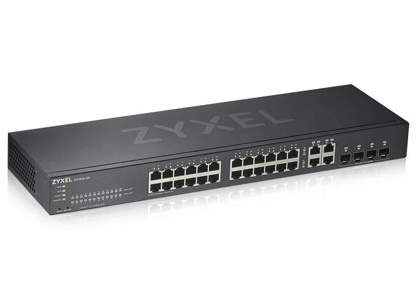 Zyxel GS1920-24v2, 28-port Gigabit WebManaged switch: 24x Gigabit metal 4