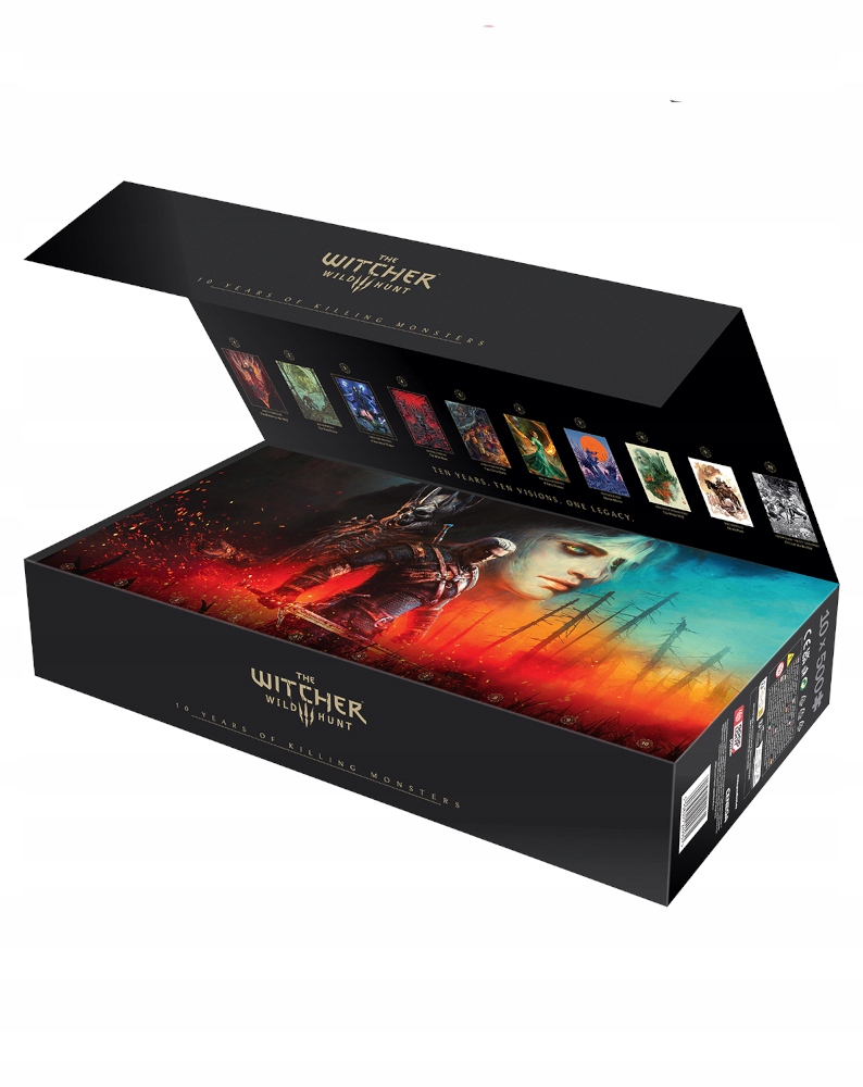 The Witcher (Wiedźmin) 3: Wild Hunt 10th Anniversary Puzzle Collection 10x5