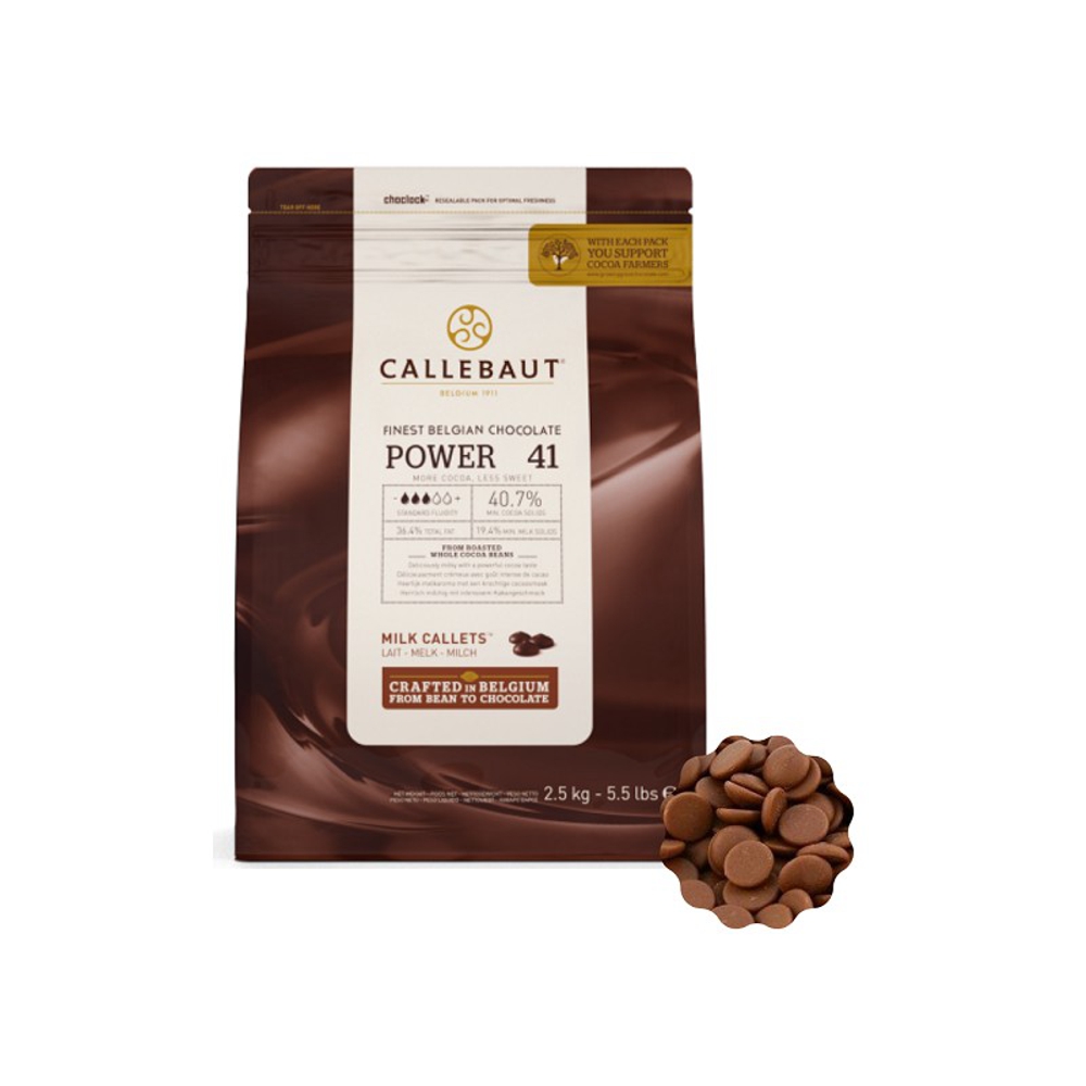 Czekolada mleczna Callebaut 2 x 2,5 kg
