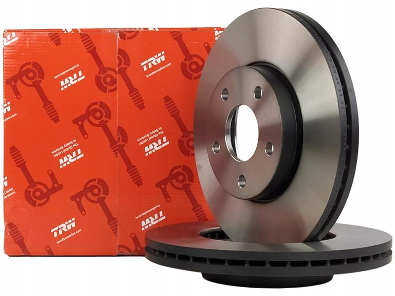 TRW TARCZE + KLOCKI PRZÓD FORD C-MAX FOCUS MK2 Strona zabudowy przód