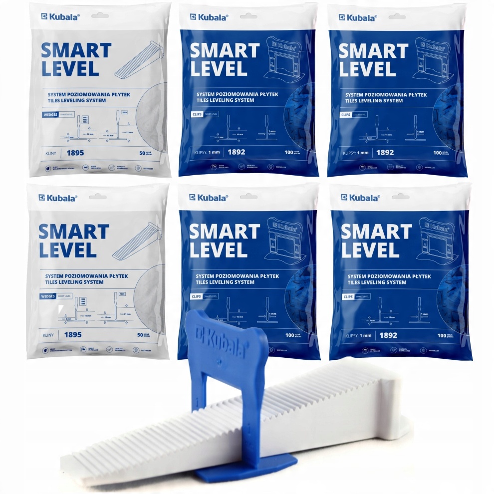 

Kubala Smart Level Kliny 100 Klipsy 400 1mm