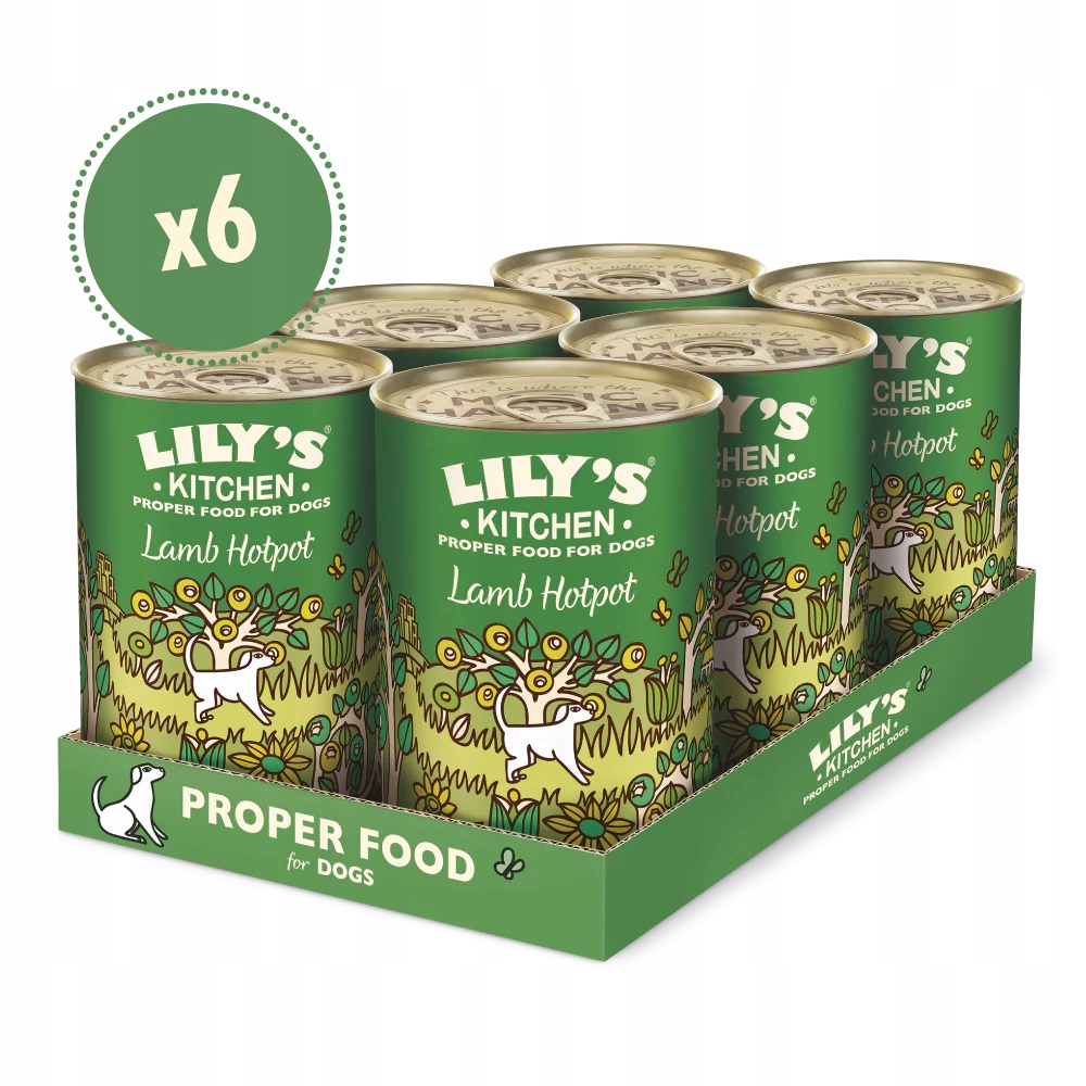 Levně Lily’s Kitchen Lamb Hotspot – Kompletní Krmivo s jehněčím masem 6 x 400 g