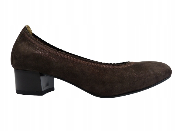 Hnědé multico nízké polobotky dámské kotníkové kožené Sala 37