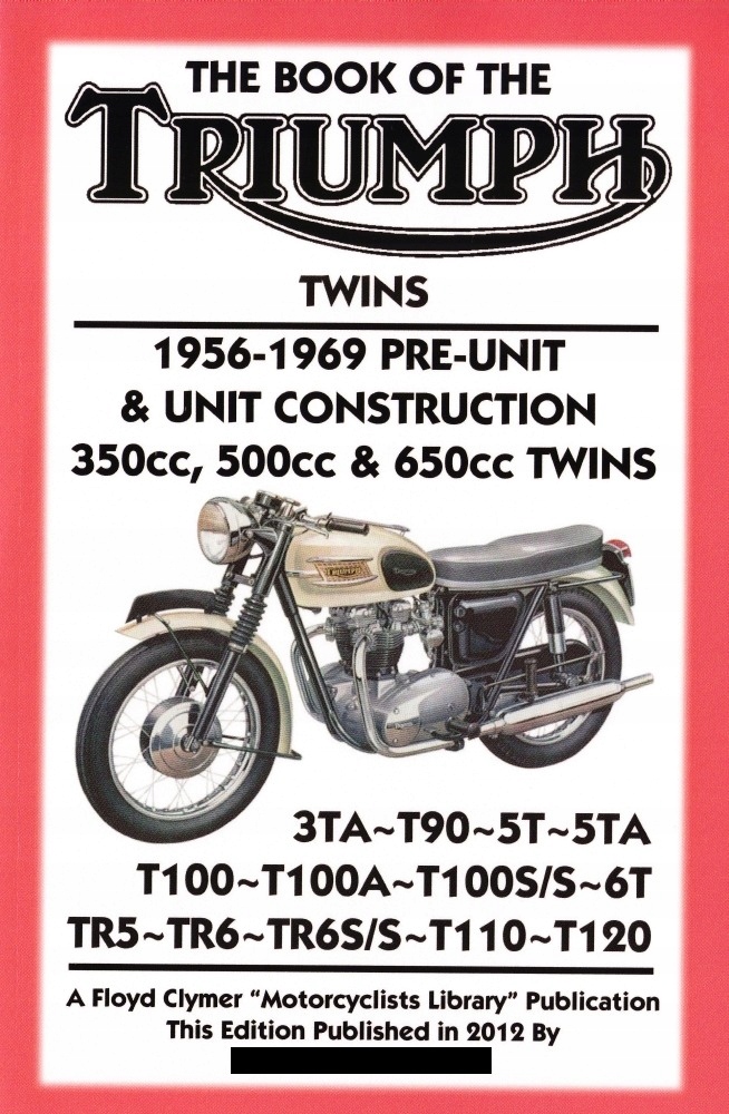 Triumph 1956-1969 2-цил руководство по эксплуатации техн.