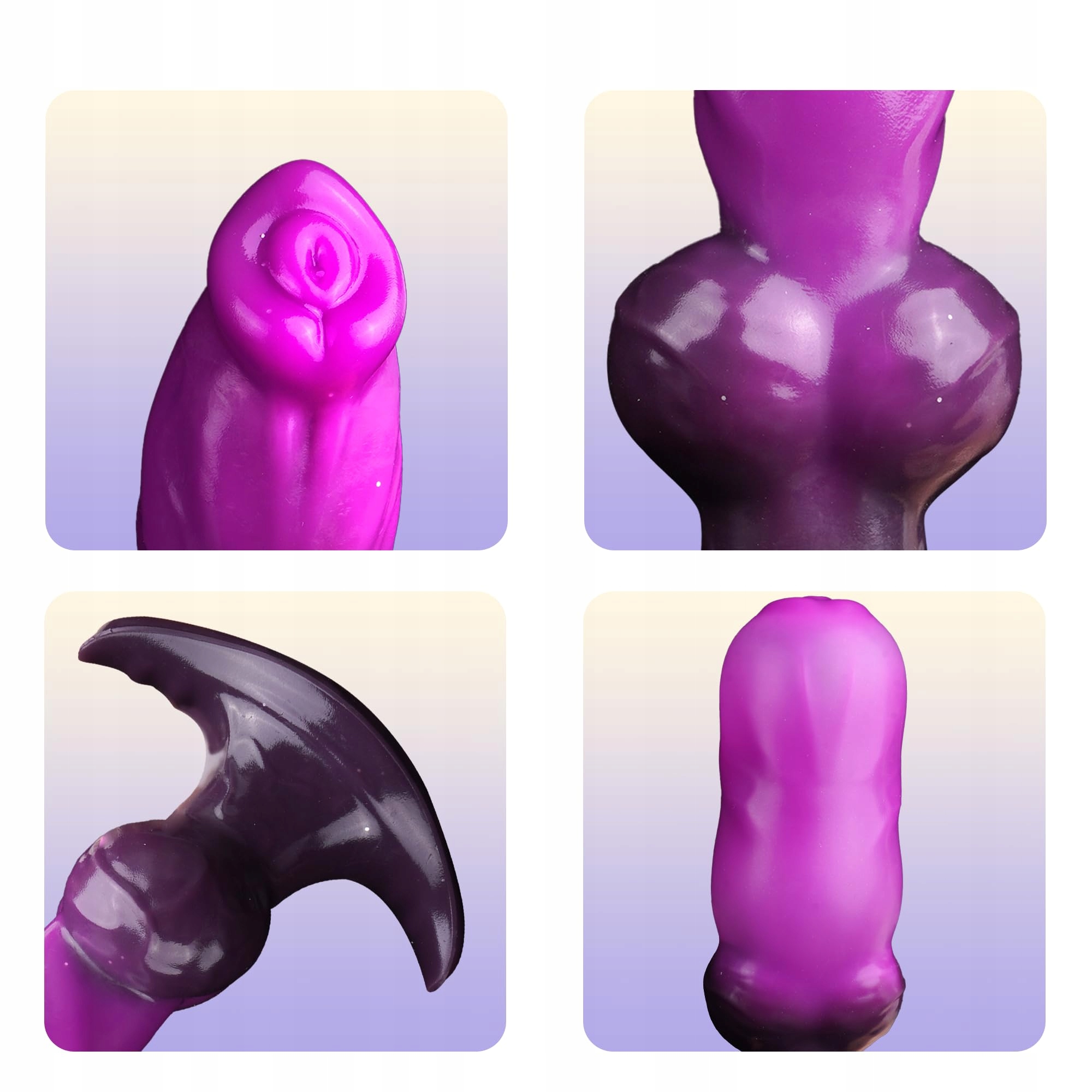 MONSTER Aufblasbarer Dildo Fantasy Knot XXL Analdildo dla Mężczyzn Kobiet — miniatura 5