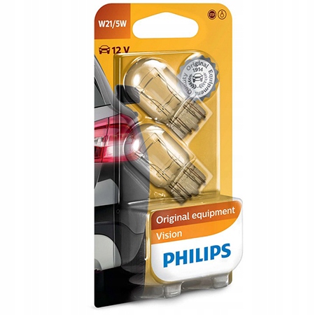 

Philips Żarówki W21/5W Vision Blister 2szt.