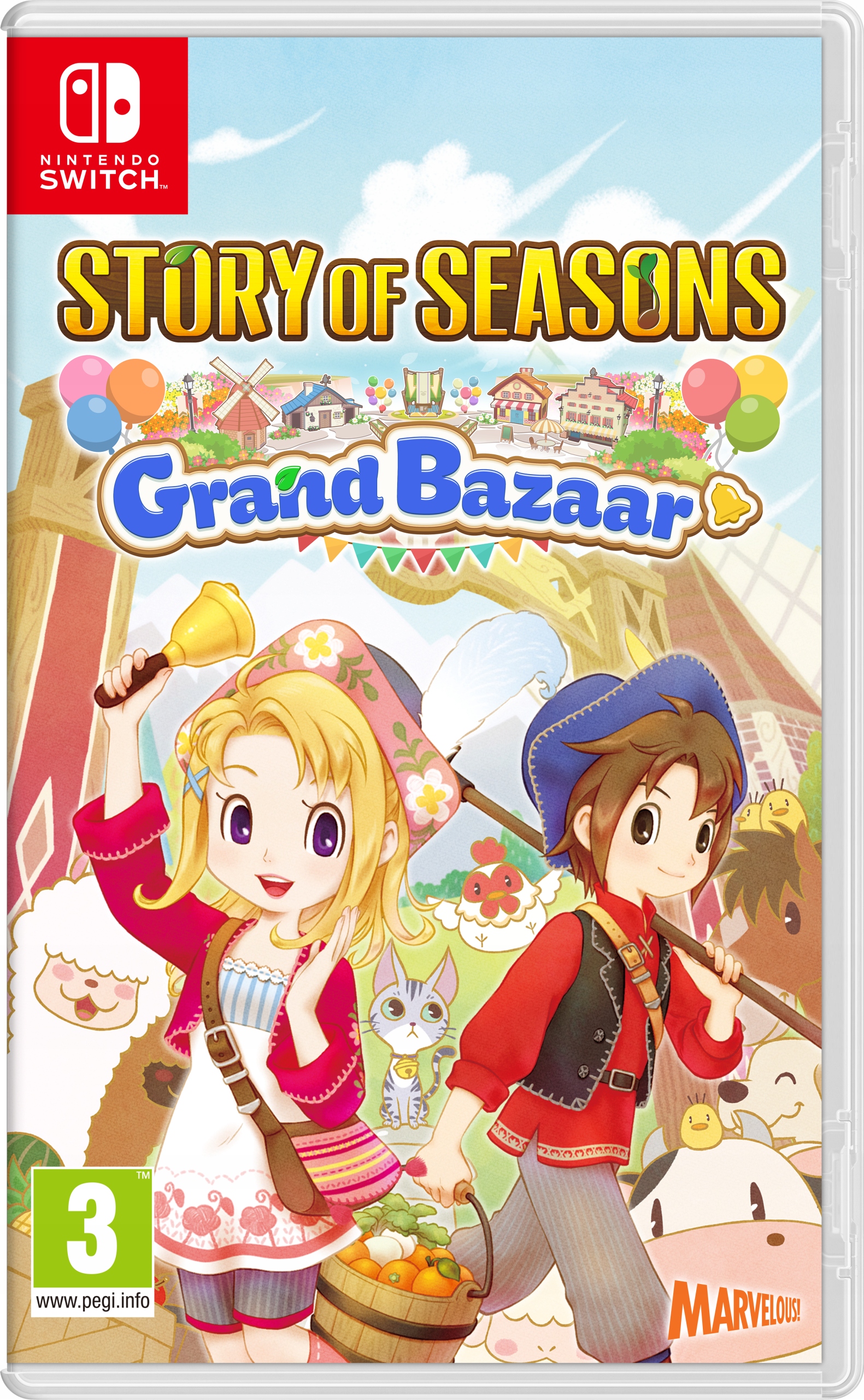 Story of Seasons Grand Bazaar Nintendo Switch pudełkowa