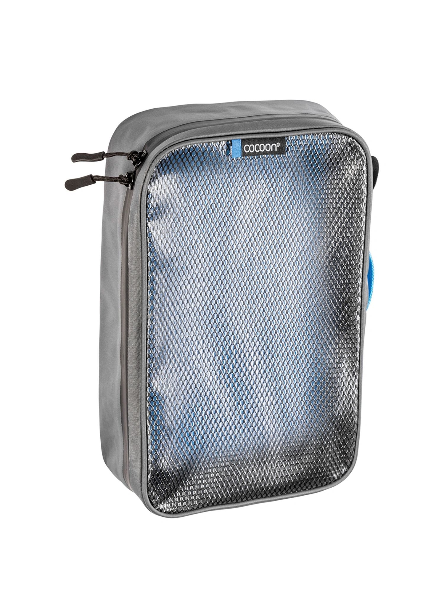 Cestovní organizér Cocoon Packing Cube Laminated Net Top M šedá/modrá