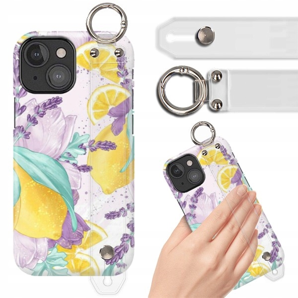 

Etui+pasek do Iphone 13 Mini Kwiaty Flowers