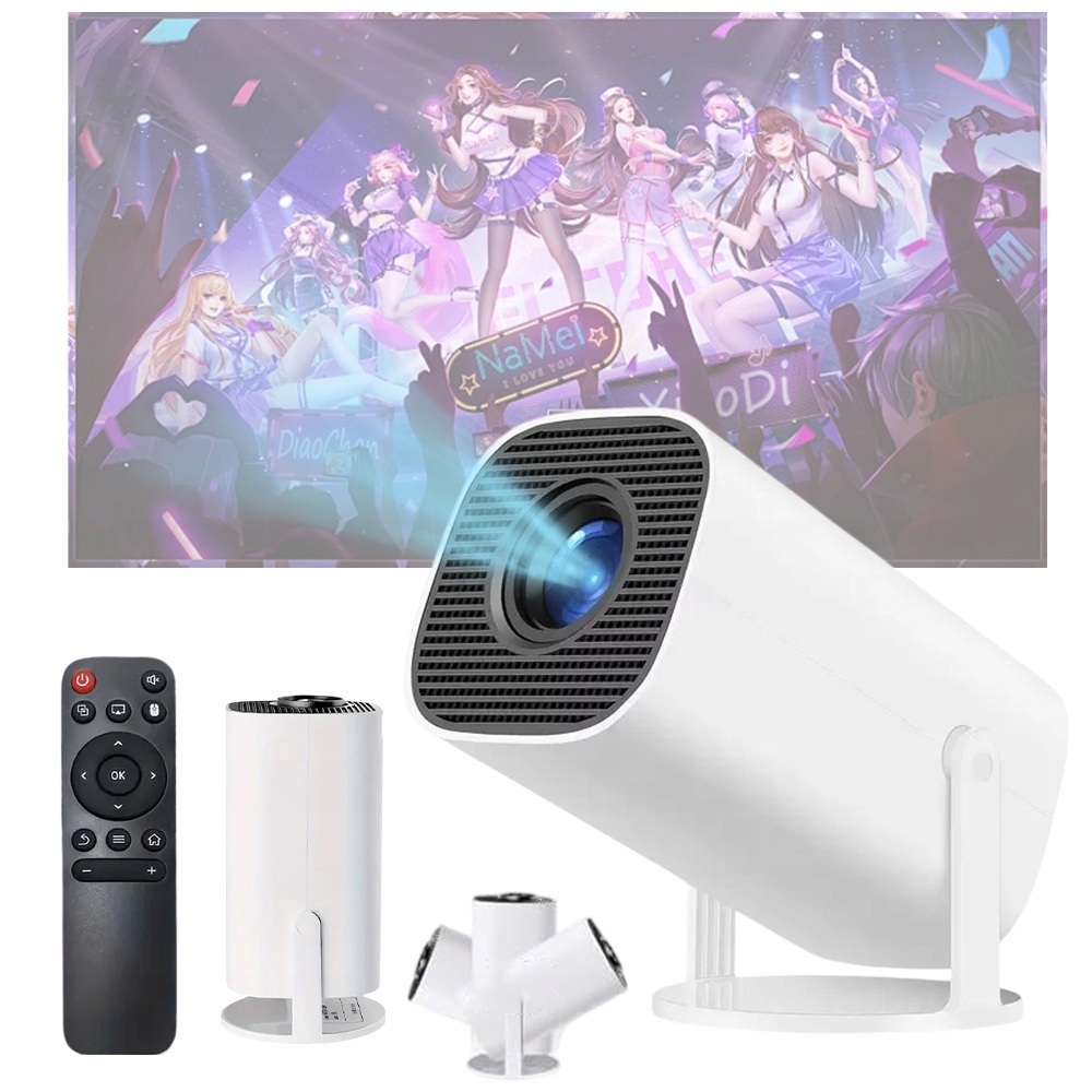 Mini Projektor Smart Hd S Otáčením O 180° Je Vybaven Dvěma Reproduktory O Výkonu 5 W