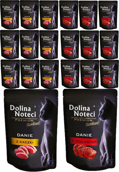 Levně Mokré krmivo pro kočky Dolina Noteci Premium Danie Sterilised MIX 20x85g