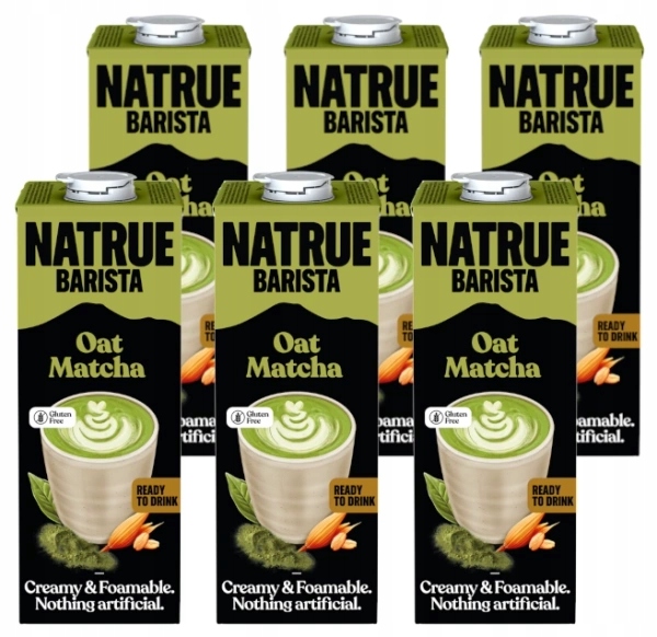 Levně Nápoj, ovesné mléko Matcha veganské Oat Matcha Drink 6x1 l Natrue Barista