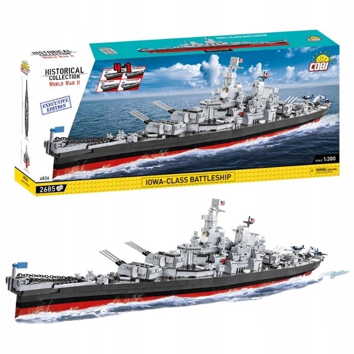 

Cobi 4836 Okręt lowa-Class(4in1) Executive Klocki