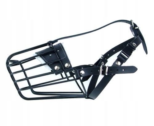 Kovový Fyziologický Náhubek Pro Středního Psa, Pohodlný, FYZICKÝ-2