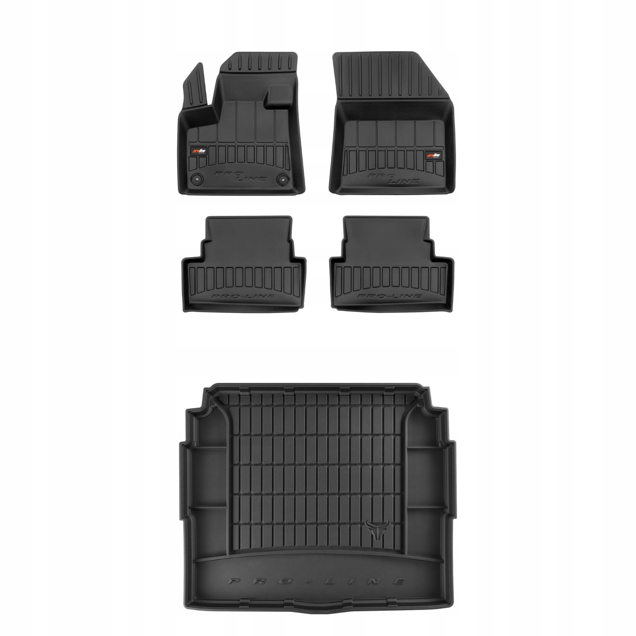 Sada gumových kobercov a rohoží pre Opel Grandland X od roku 2017