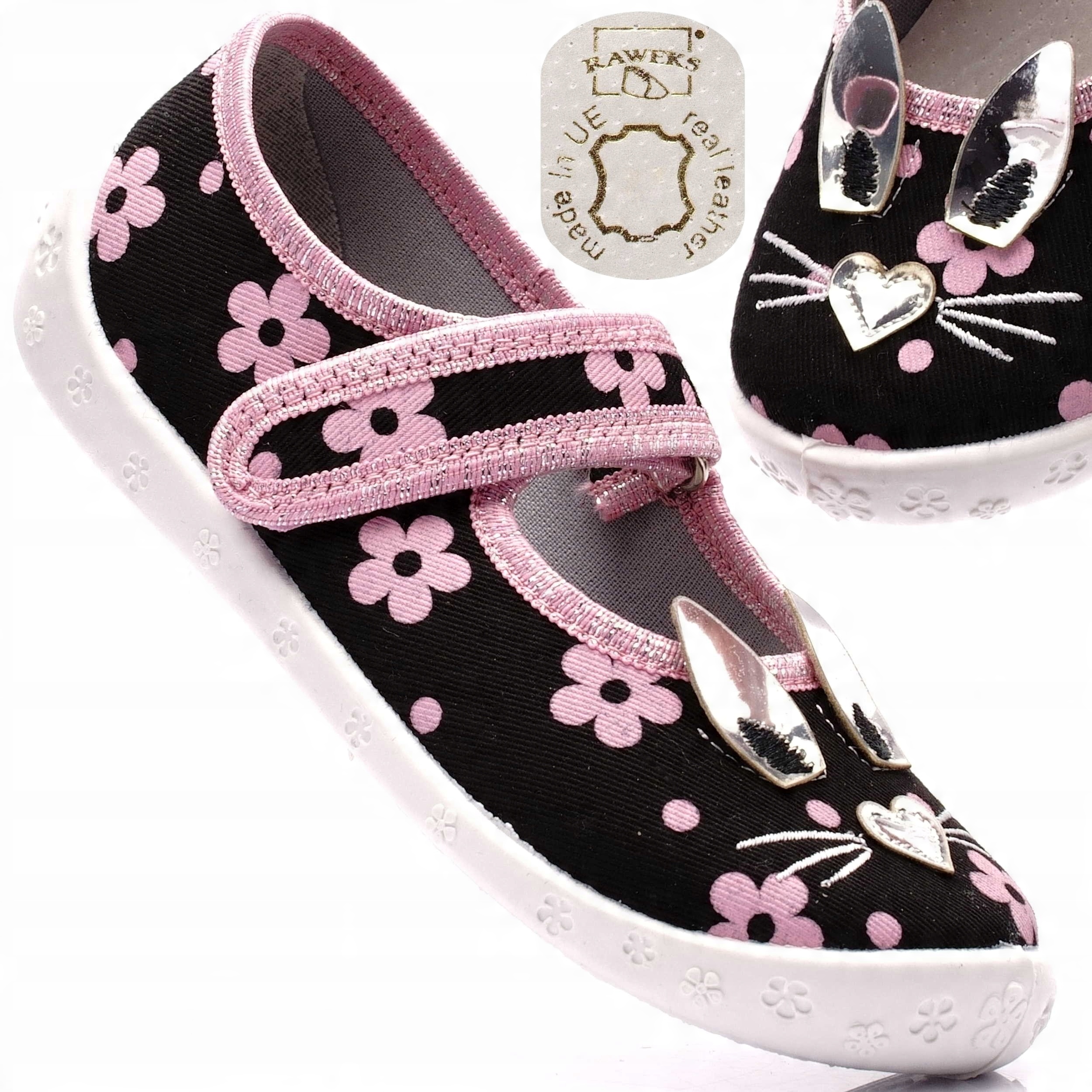 

Raweks Kapcie Dziecięce buty z wkładką skórzaną 30