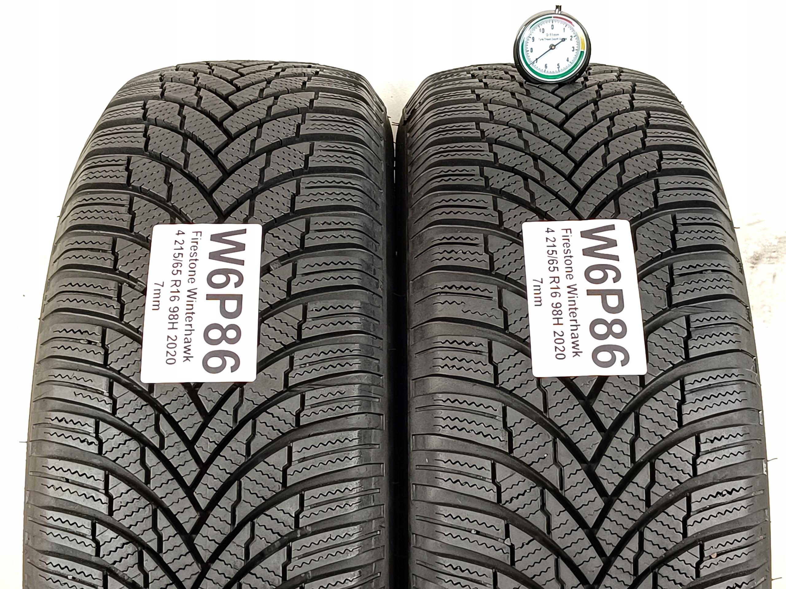 2x Firestone Winterhawk 4 215/65 R16 2020